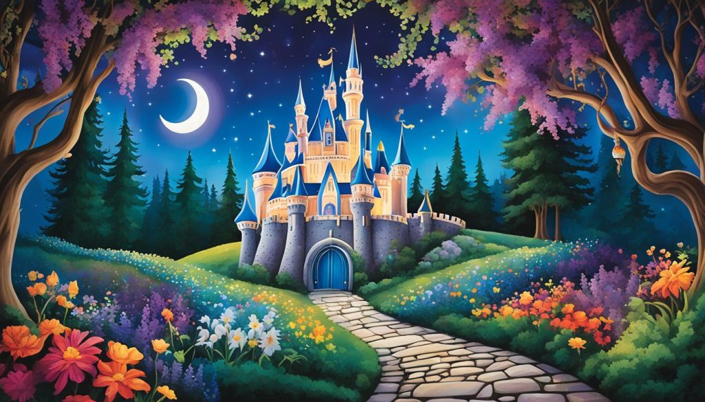 Storybook-inspired wall murals