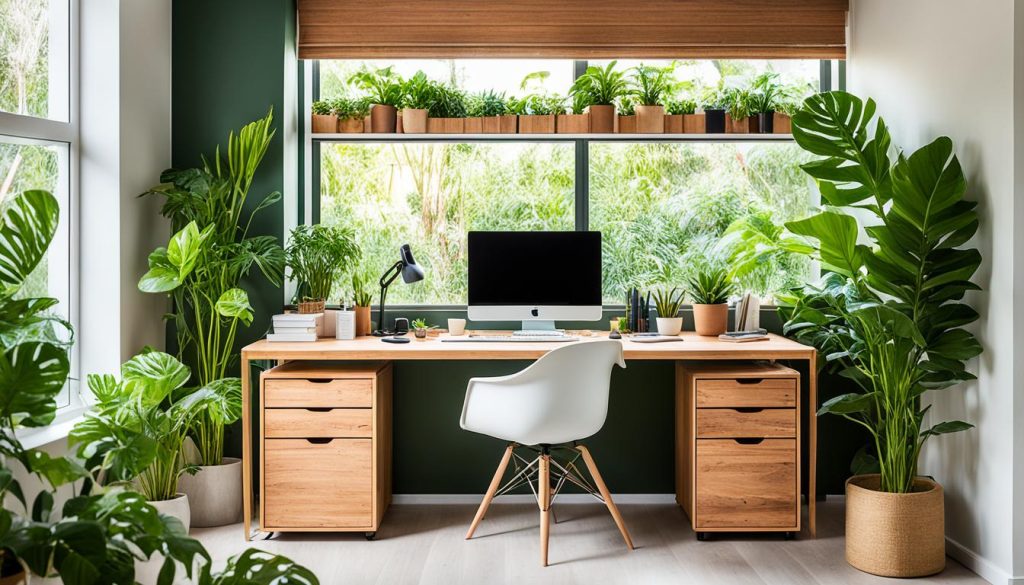 Sustainable design in home office