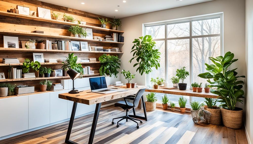 Sustainable flooring options for eco-friendly home office designs