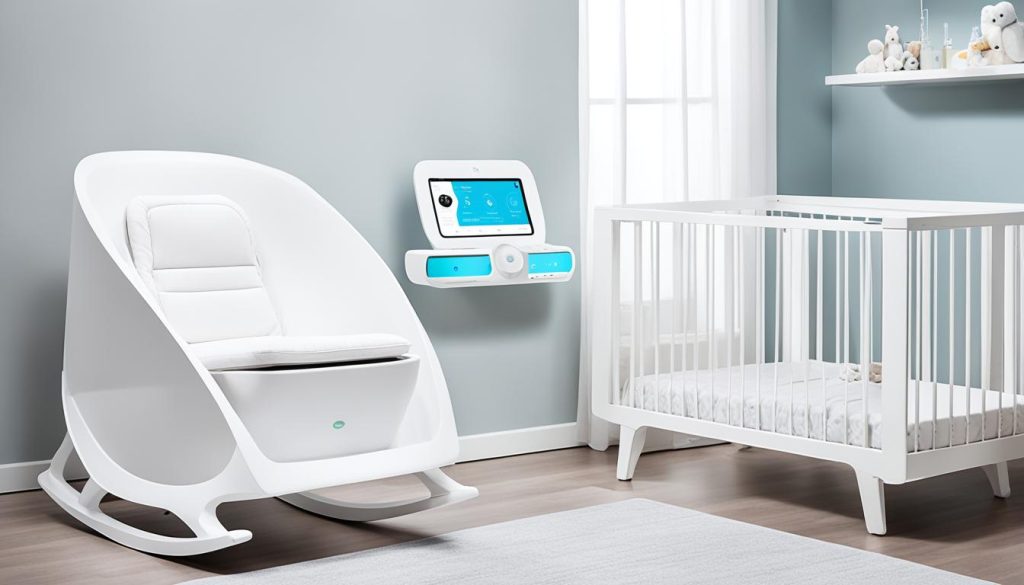 Tech-enhanced nursery furniture