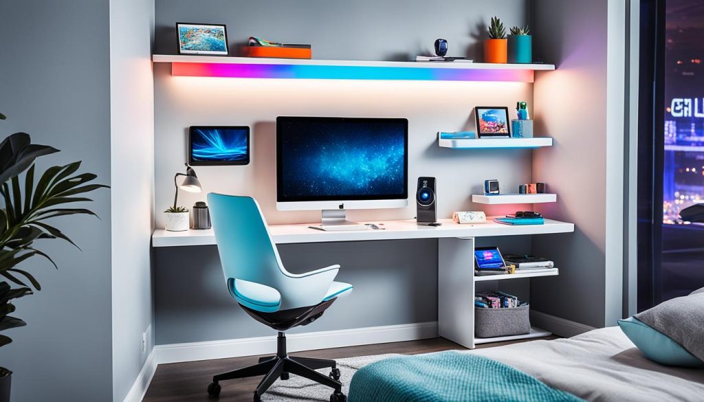 Tech-friendly ergonomic teen bedroom furniture