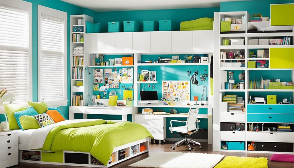 Teen bedroom organization tips