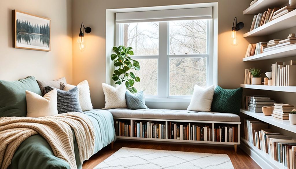 Teen bedroom reading nook inspiration