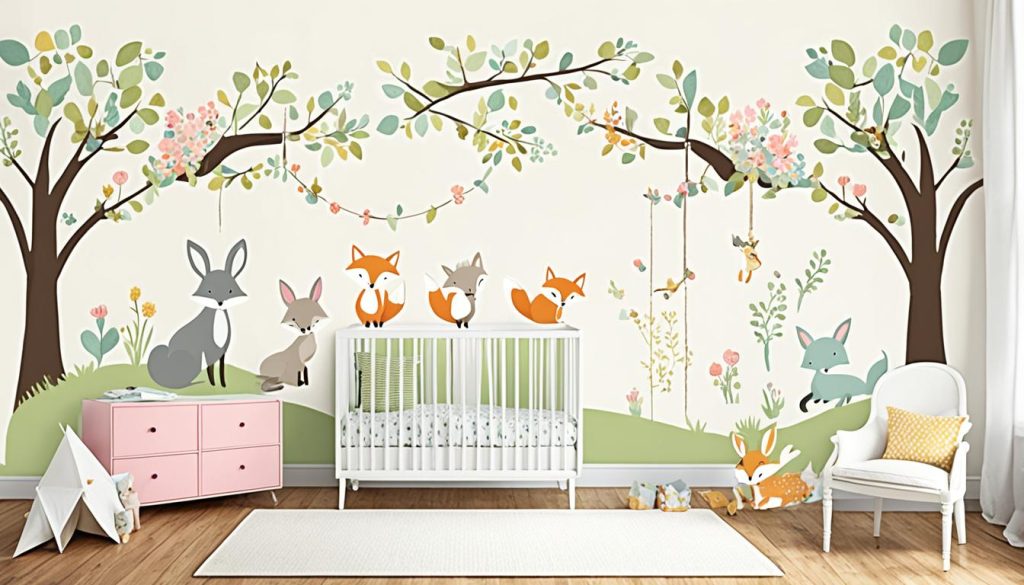 Themed nursery wall art