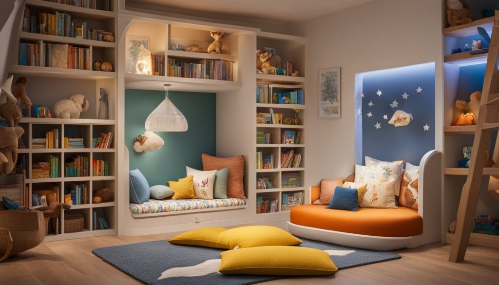 Toddler reading nook