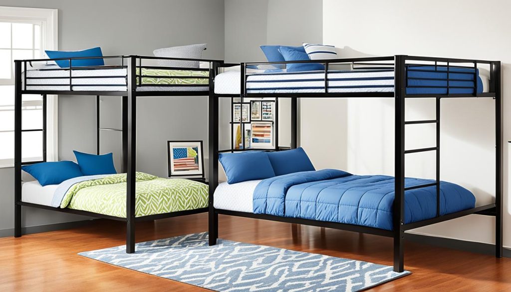 Triple dorm loft beds cost comparison