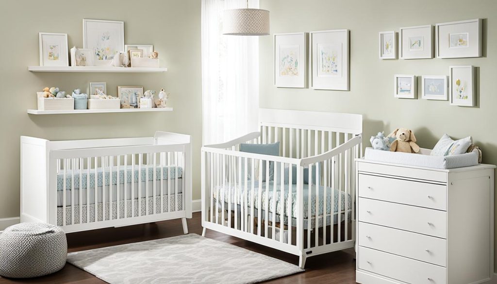 Under-crib storage solutions for nurseries