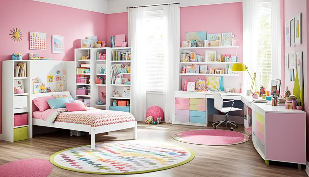 Versatile flooring options for girls' bedrooms