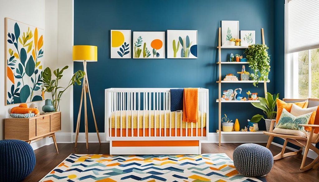 Vibrant nursery paint ideas