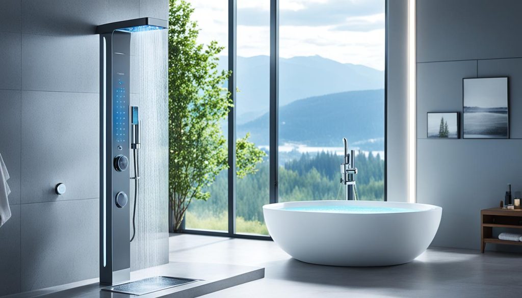 Voice-controlled shower systems