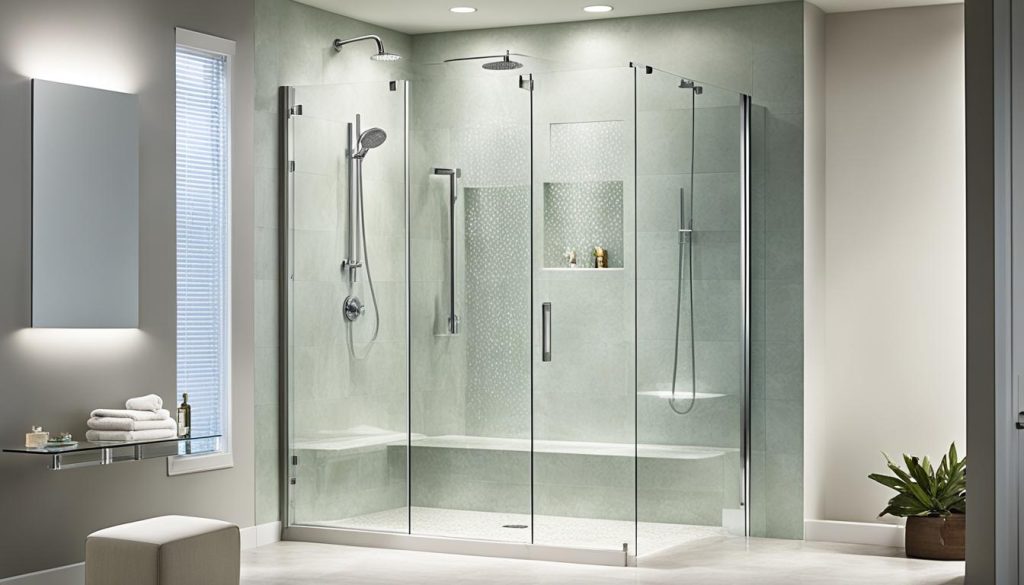 Walk-in shower design