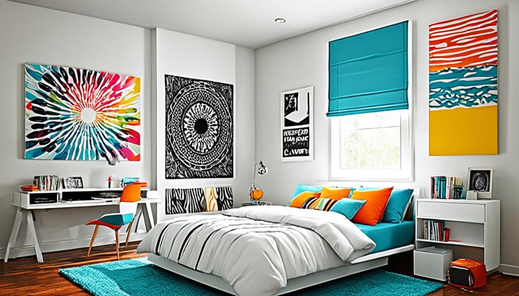 Wall decor for fashionable bedrooms for teens