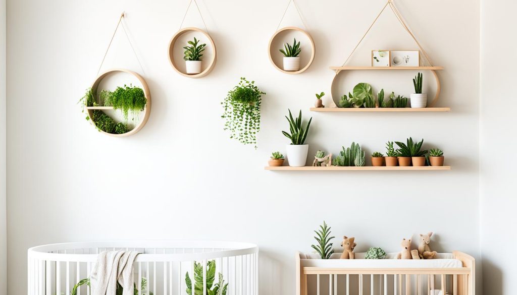 Wall-mounted nursery decor