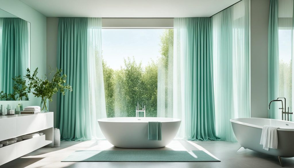 Window treatments for bathroom privacy