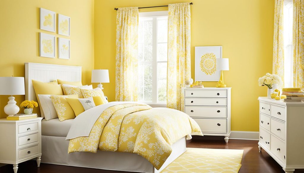 Yellow girl bedroom paint colors