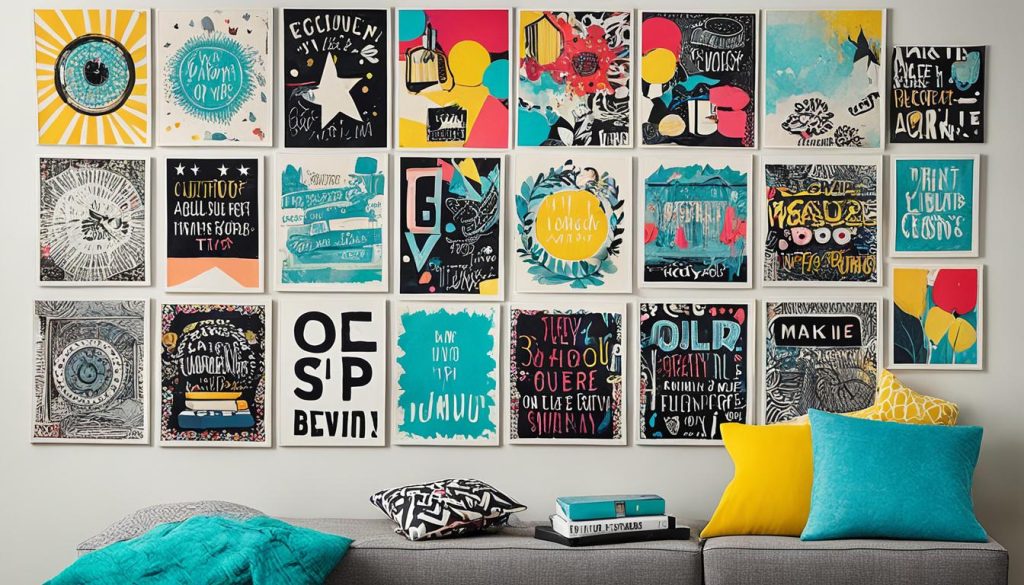 aesthetic wall hangings for teen bedrooms