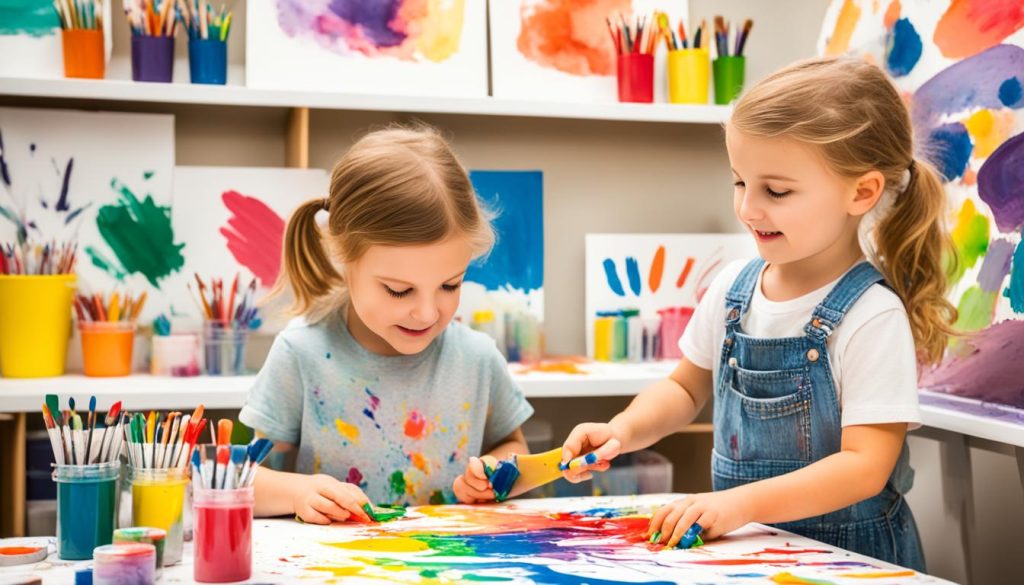 art in montessori nursery