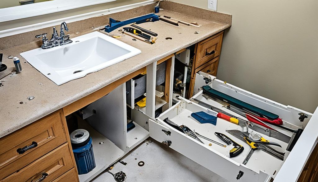 bathroom vanity replacement