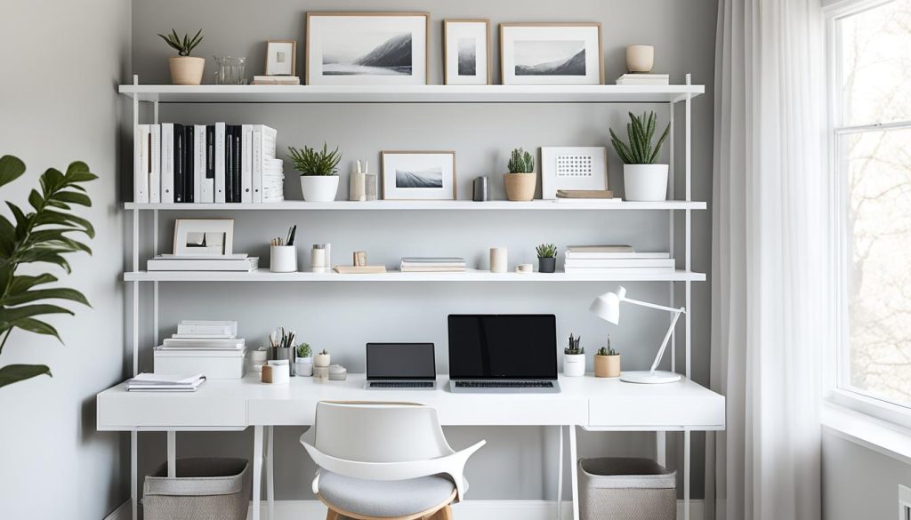 clutter-free workspace