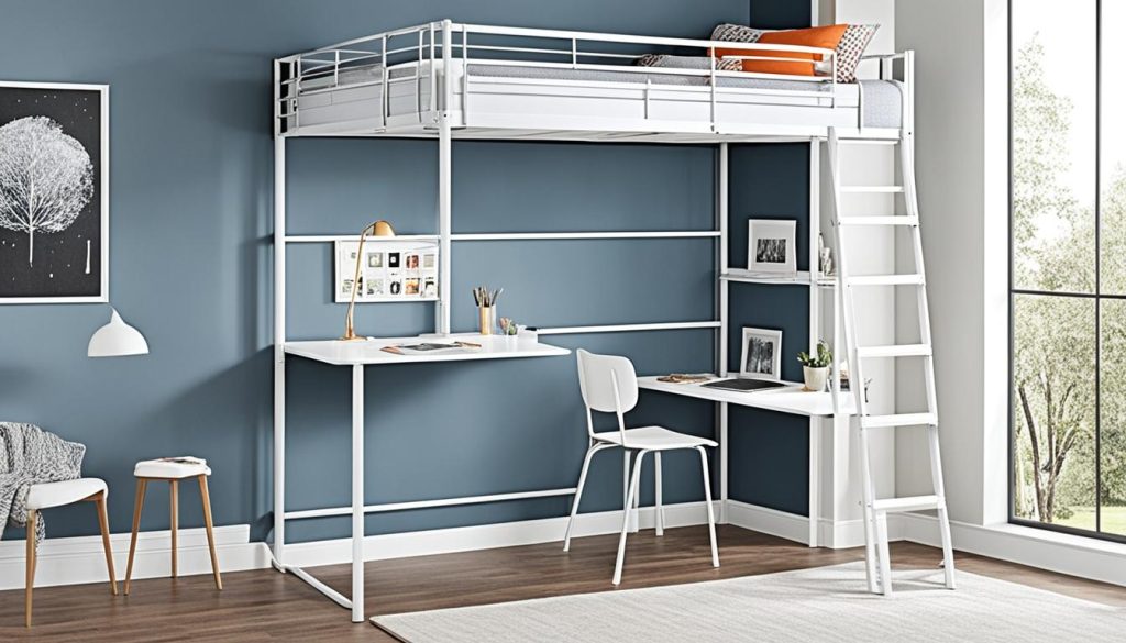 convertible loft bed frames