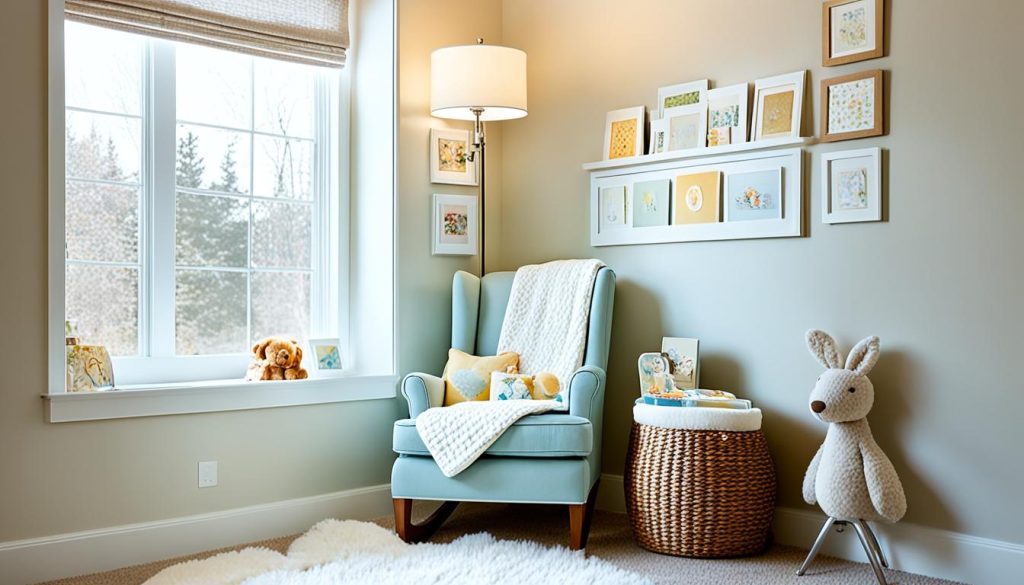 cozy baby nook