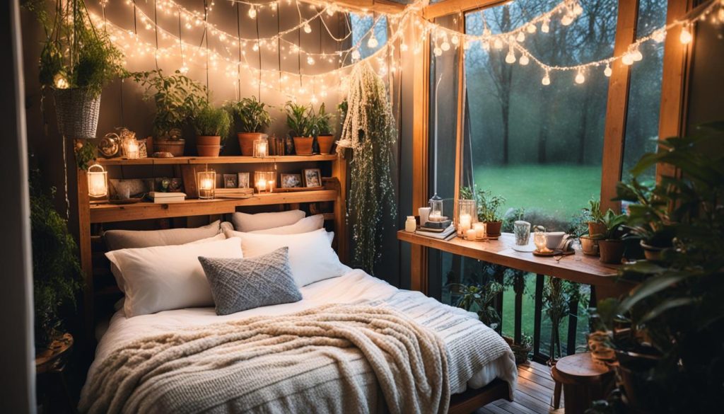 cozy bedroom ambiance