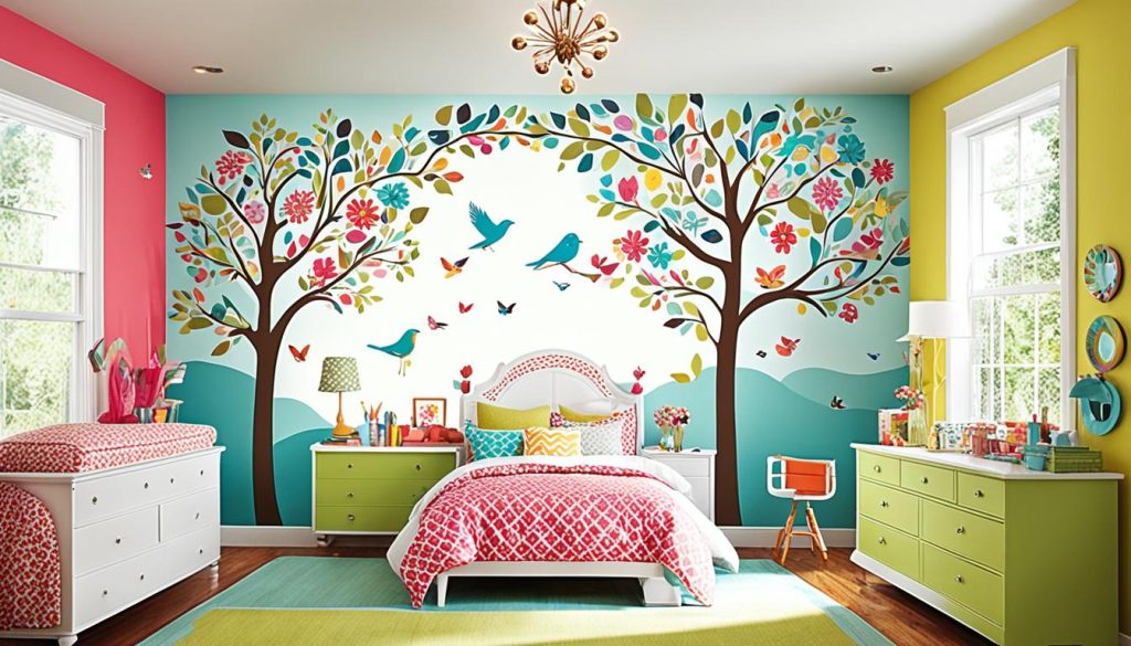 creative room design for girls