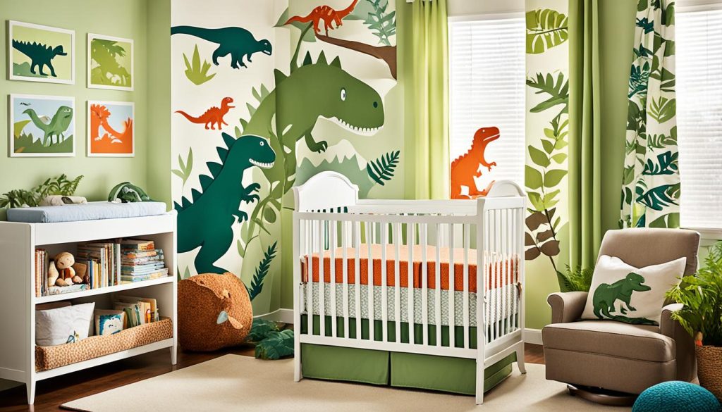 dinosaur-themed nursery designs