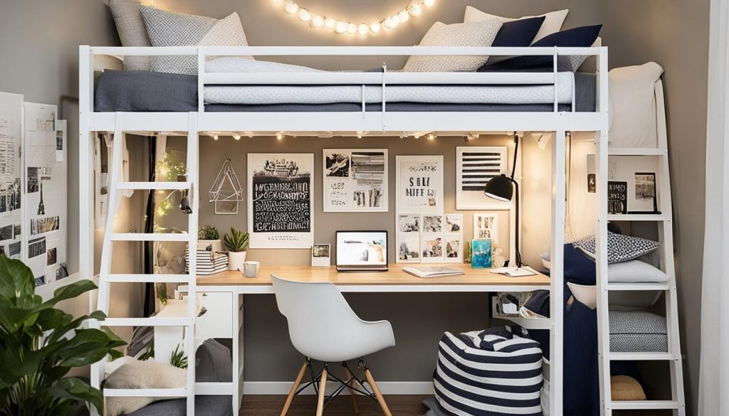 dorm room loft beds