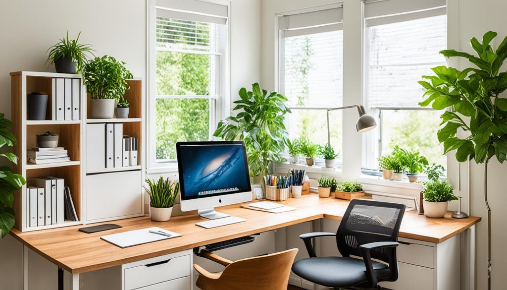 dual desks for shared offices