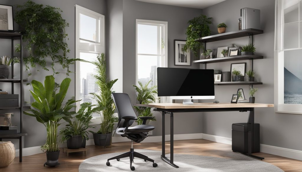 ergonomic home office setup