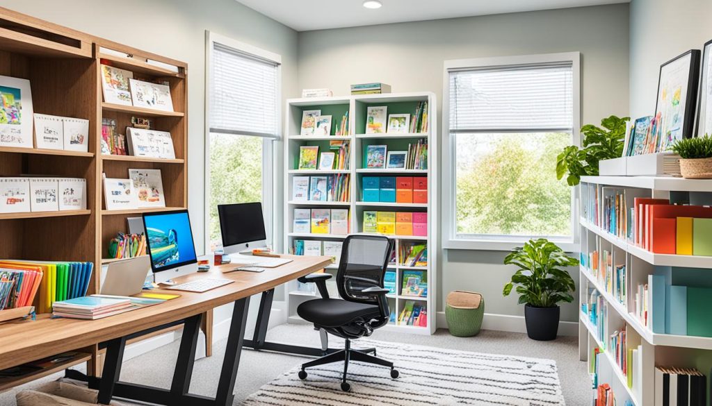 family-oriented home office