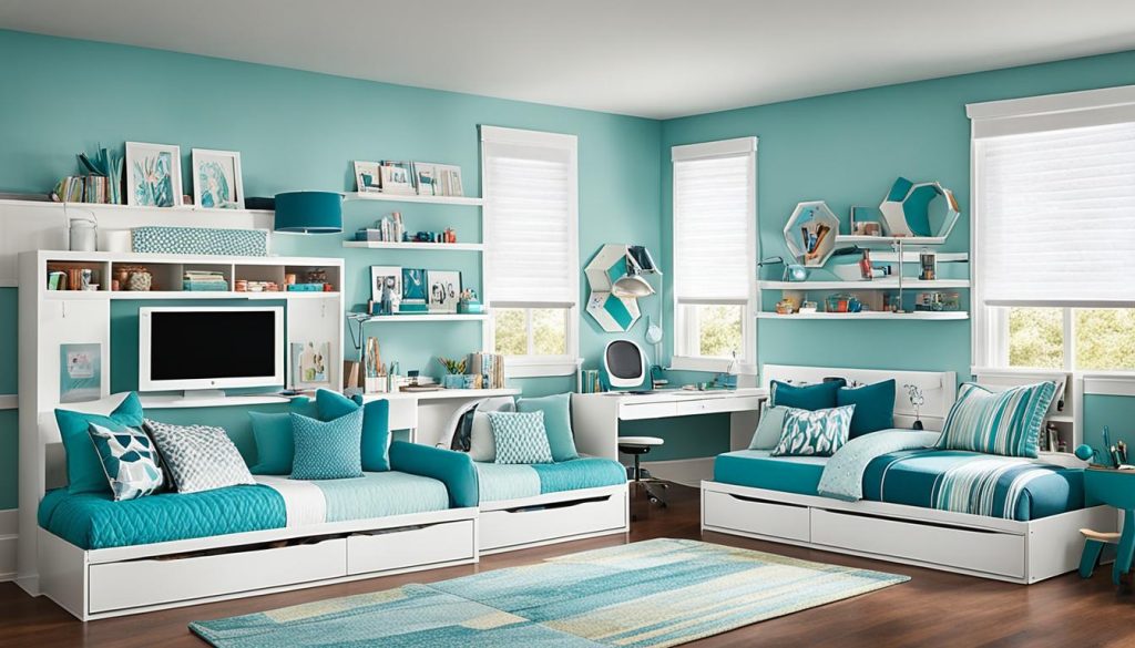 functional bedroom layouts for teens