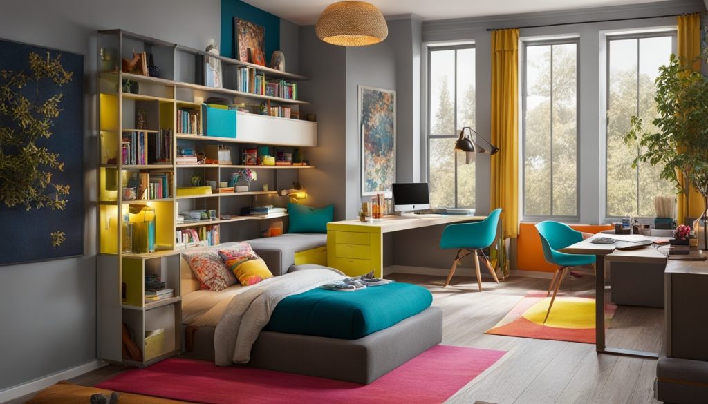 functional bedroom layouts for tweens and teens