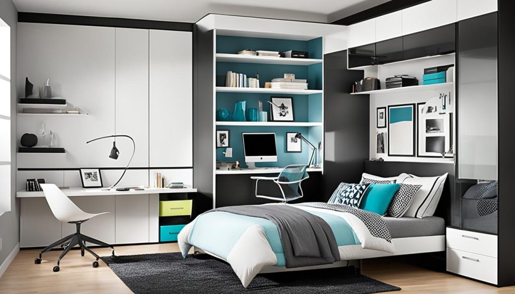 functional teen bedroom layouts