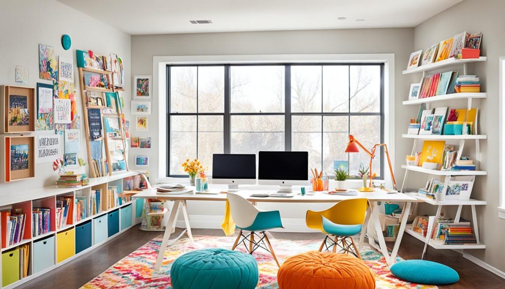 inspiring teen workspace