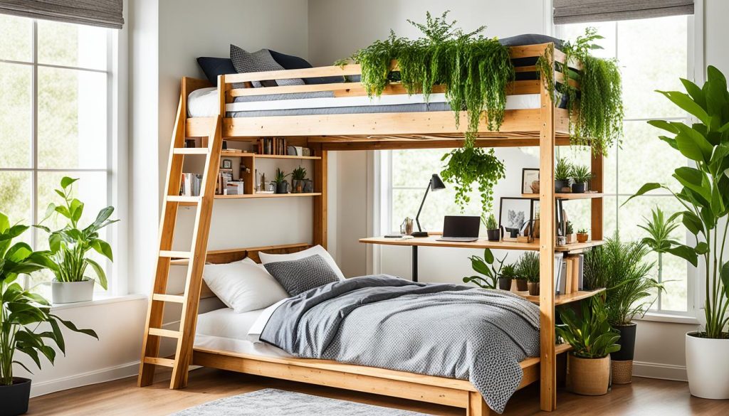 loft bed carbon footprint reduction