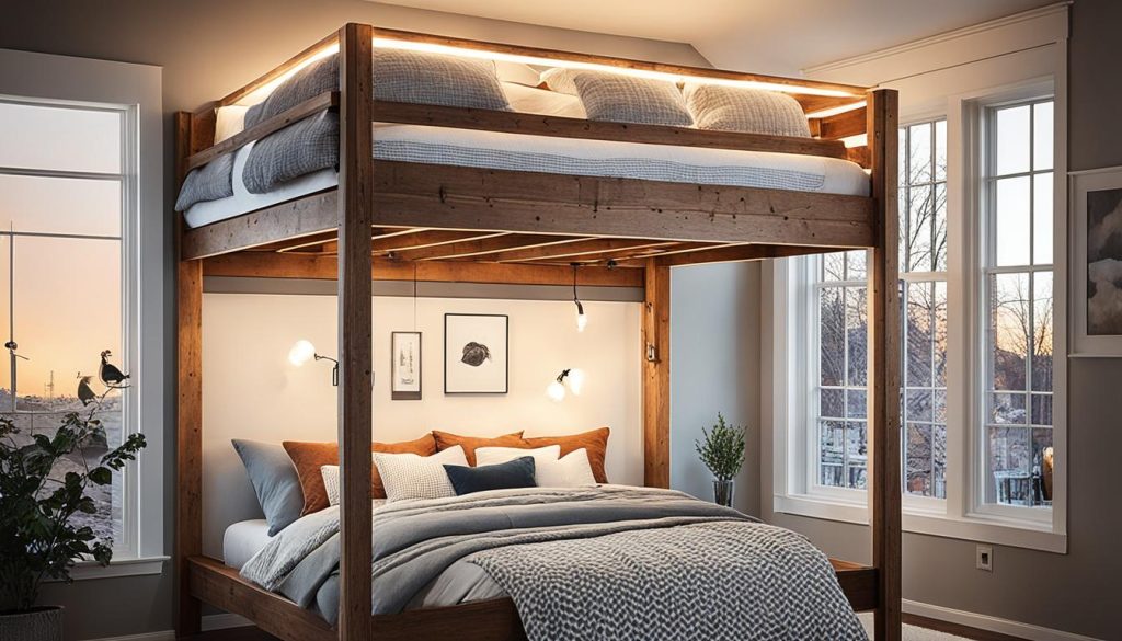 loft bed lighting