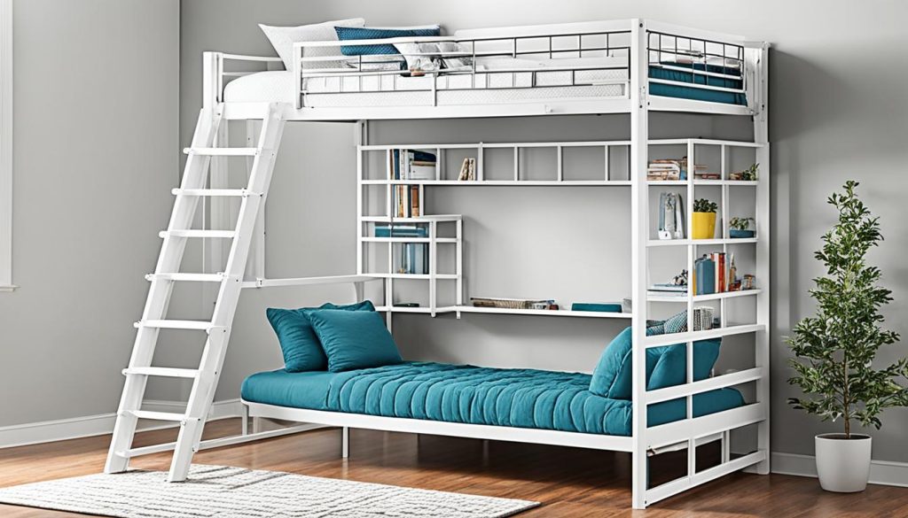 loft bed room layout