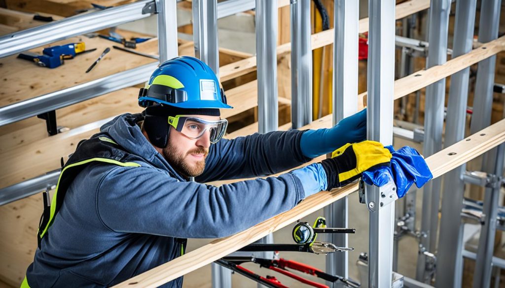 loft bed safety guardrail installation