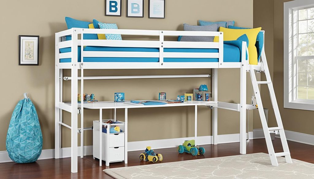 loft bed safety rail