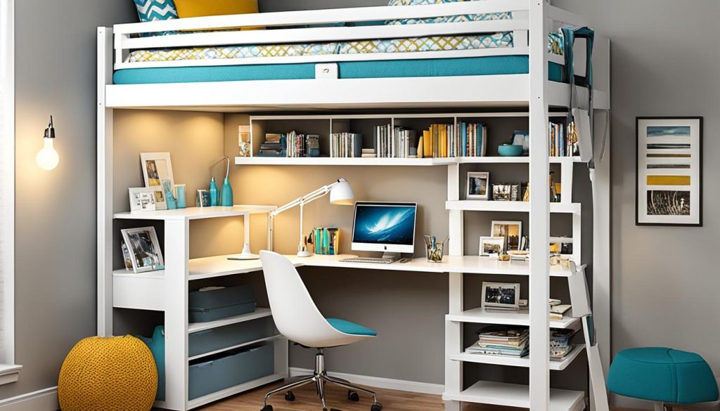 loft bed workstations