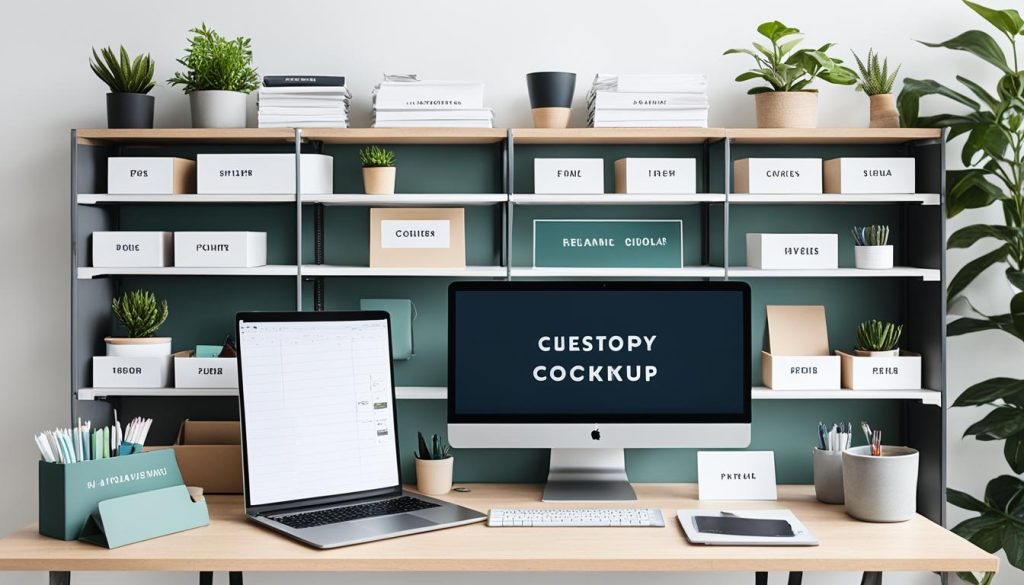 low-cost office organization