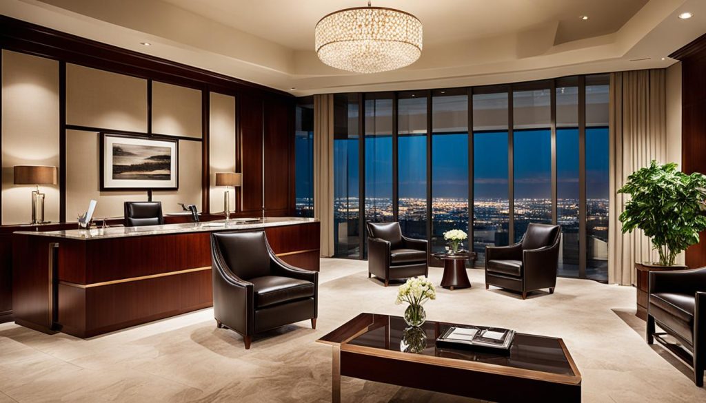 luxury finishes in executive suites