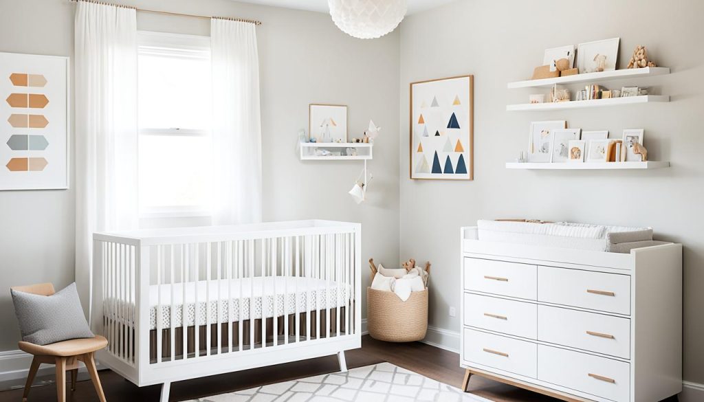 minimalist nursery design