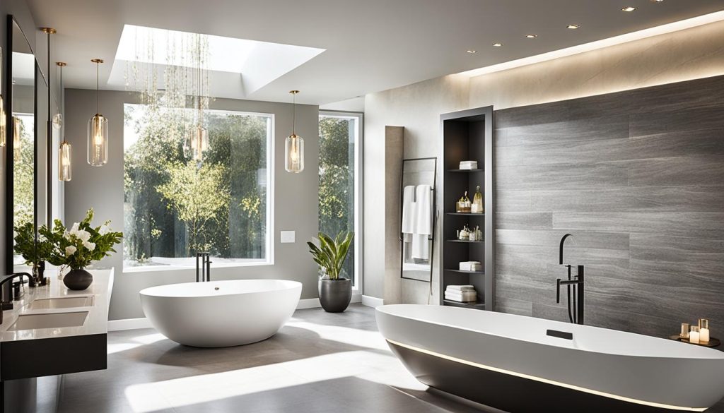 modern bathroom lighting