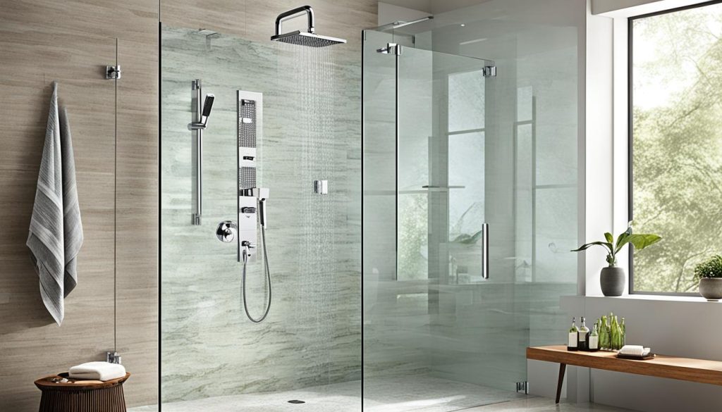 modern shower trends