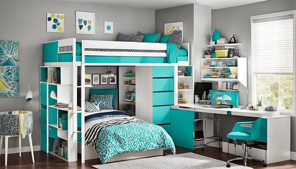 modern teen loft beds