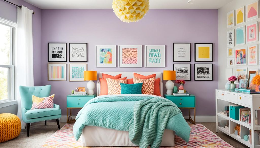 mood-boosting color schemes for teen rooms