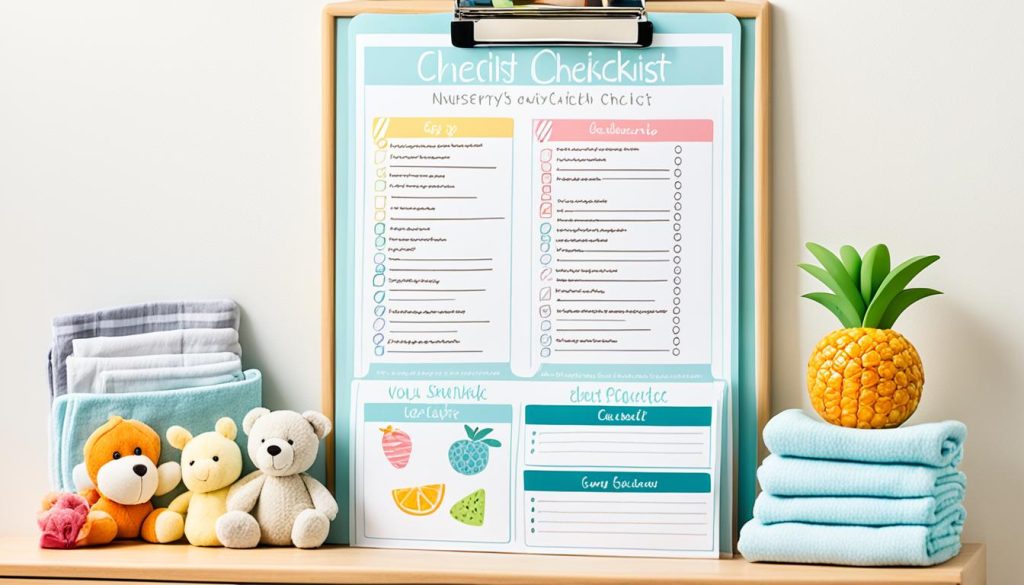 nursery checklist